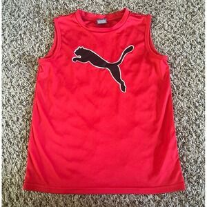 Puma Boys Red Athletic Tank Size‎ 7